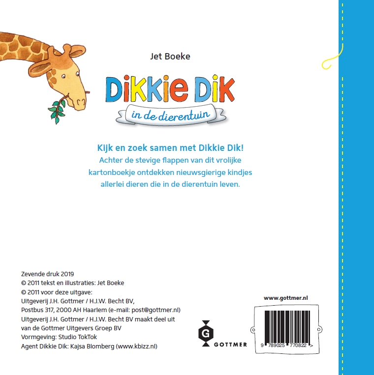 Dikkie Dik in de dierentuin, foto 2 van 2
