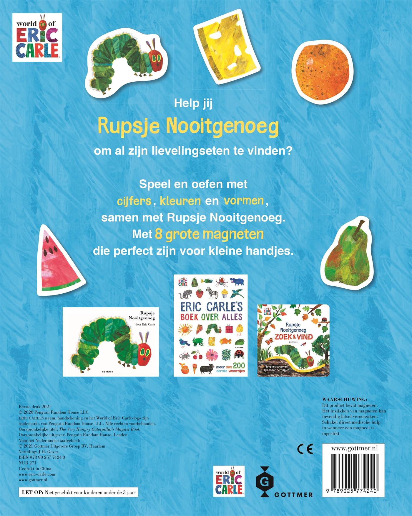 Rupsje Nooitgenoeg magneetboek, foto 2 van 2