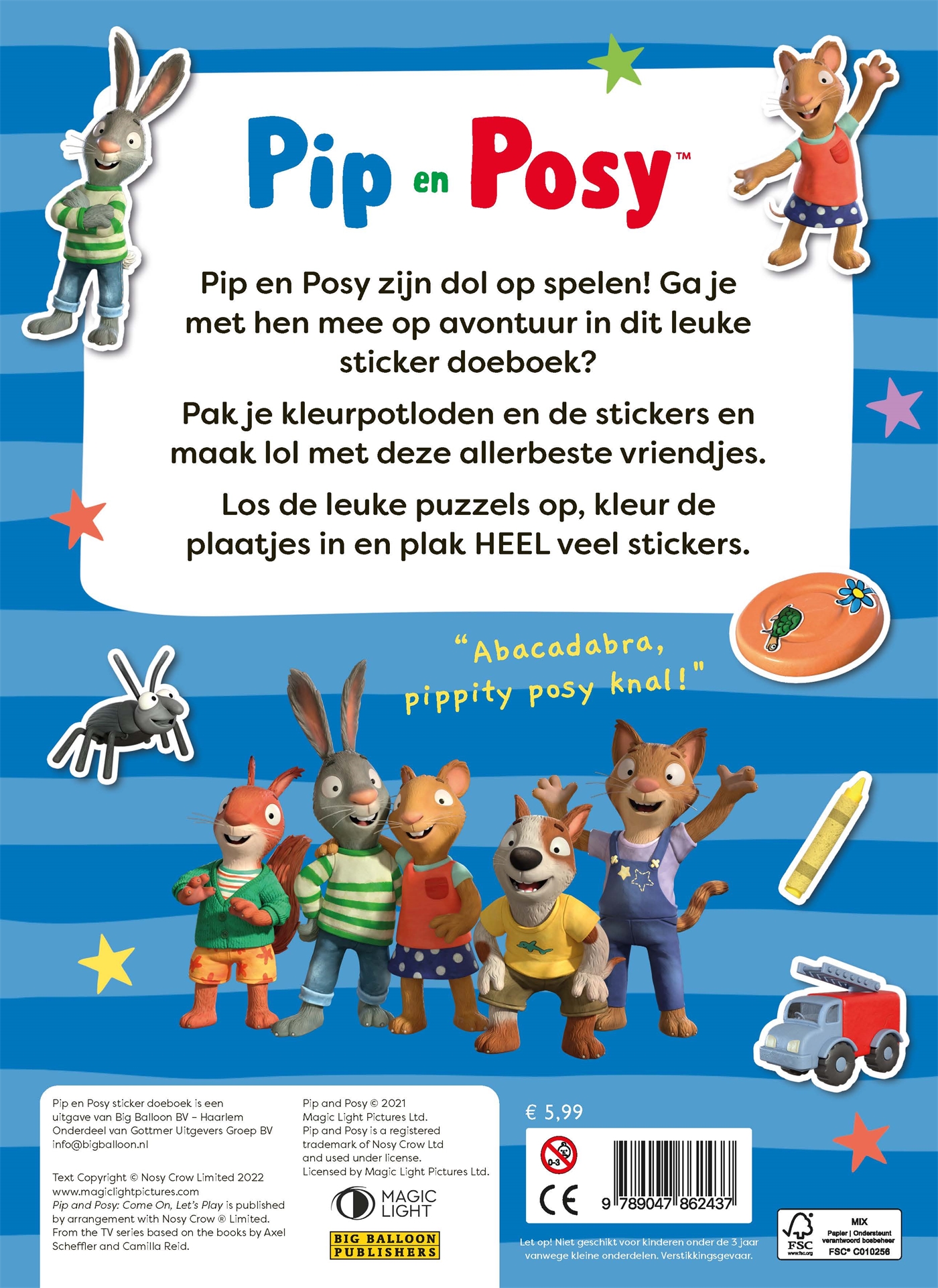 Pip & Posy sticker doeboek, foto 2 van 2