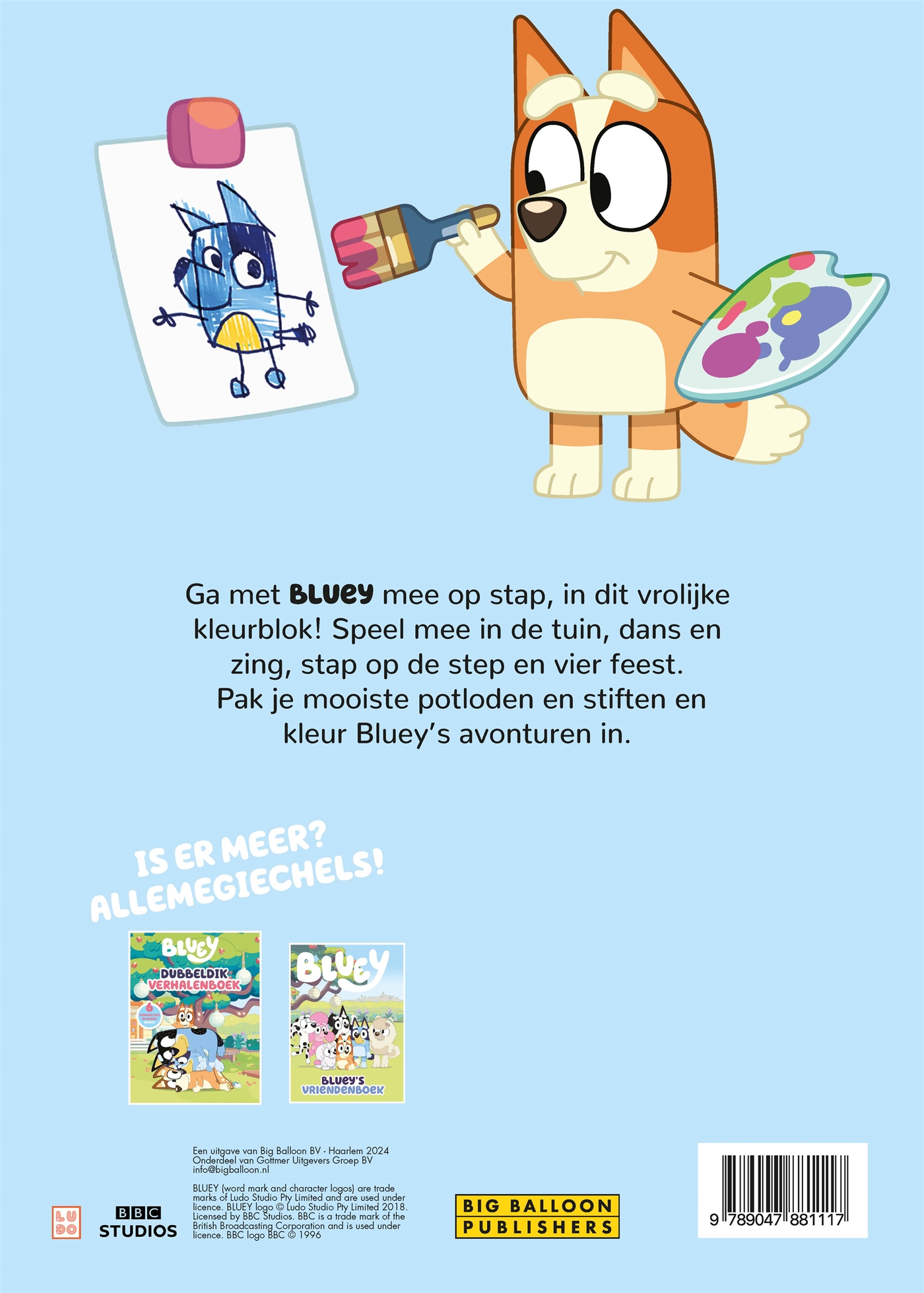 Kleur mee met Bluey, foto 2 van 2