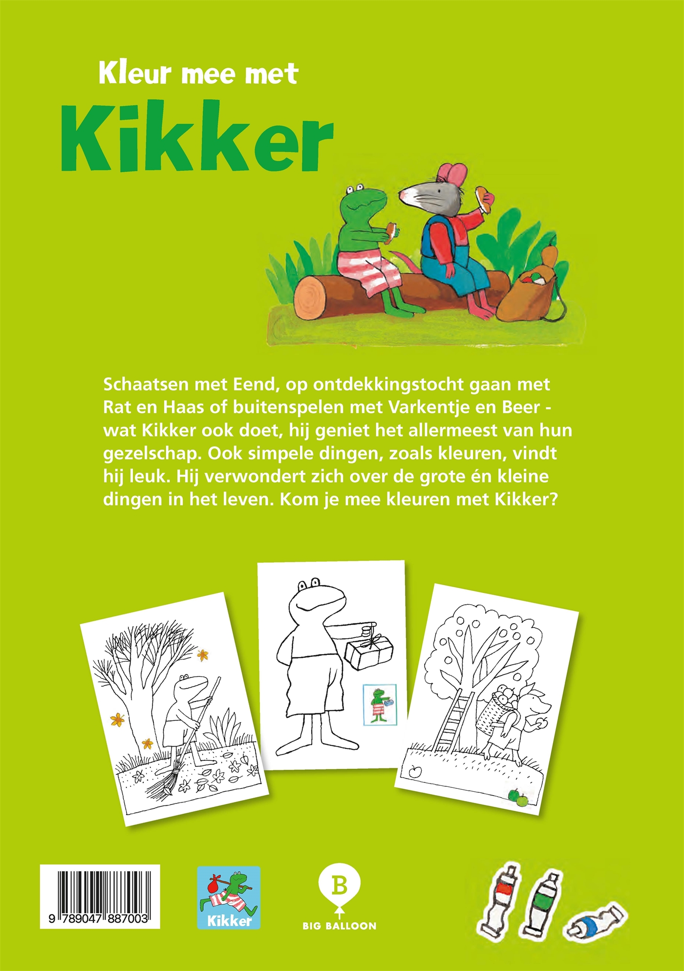 Kleur mee met kikker, foto 2 van 2